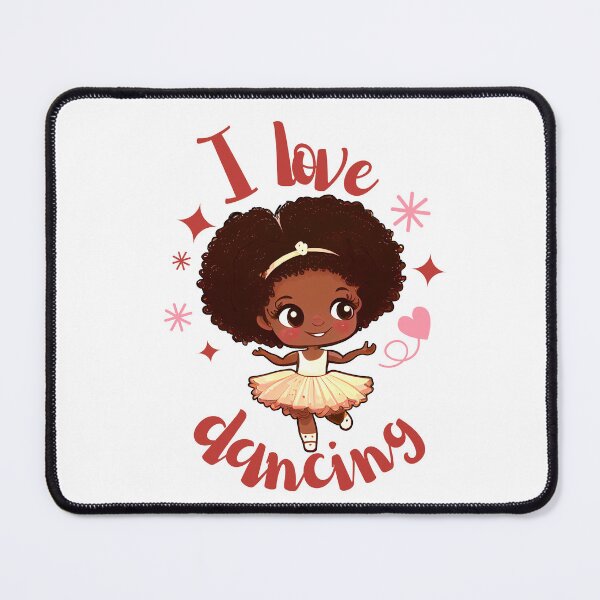 Item preview, Afro american girl dancing ballet designed and sold by Just66.