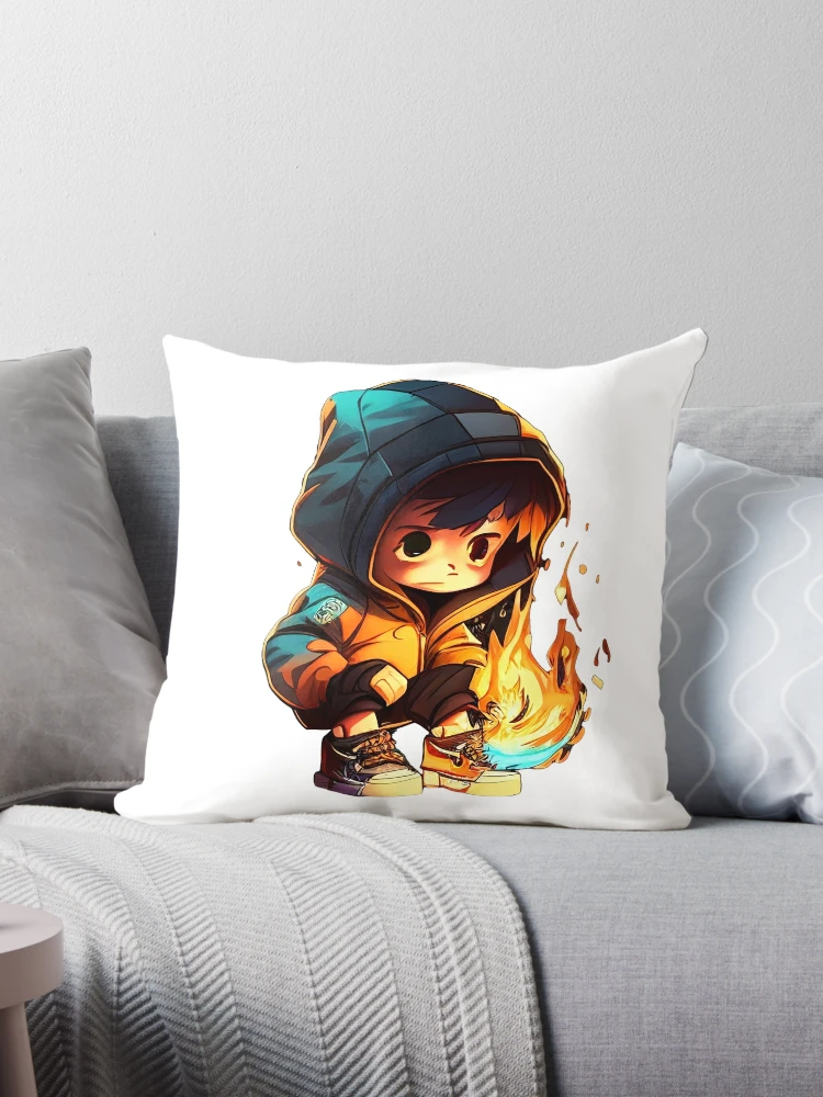 Funny Anime Gifts for Men & Boys Mens Girl Gift This Boy Really Loves Anime  Throw Pillow, 16x16, Multicolor