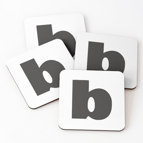 Item preview, Modern letter b initial Large bold letters typography simple minimalist black and white designed and sold by tanabe.