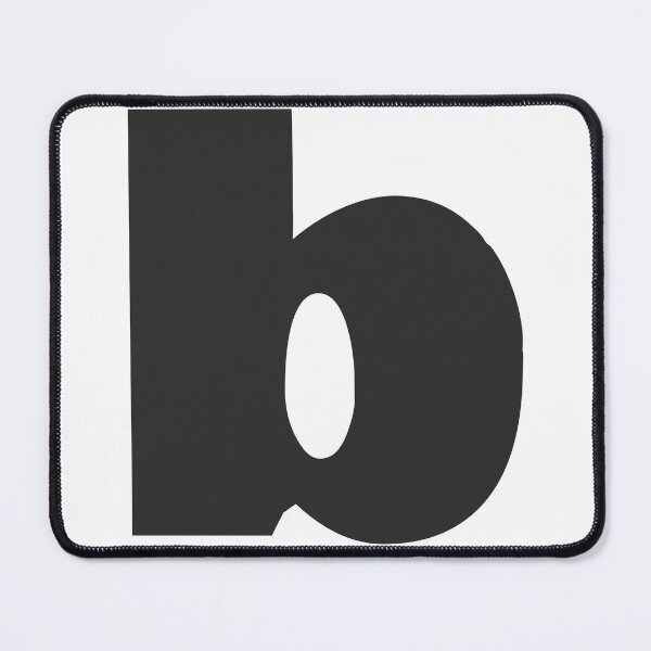 Item preview, Modern letter b initial Large bold letters typography simple minimalist black and white designed and sold by tanabe.