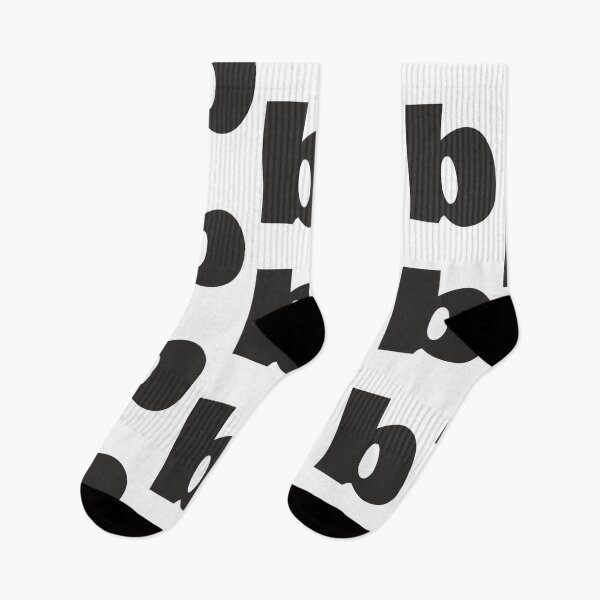 Item preview, Modern letter b initial Large bold letters typography simple minimalist black and white designed and sold by tanabe.