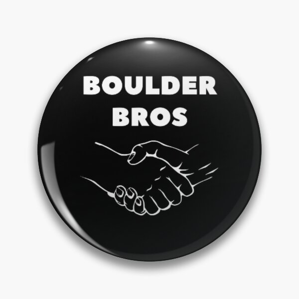 Item preview, Boulder Bros - Climbing Bros Text Handshake Design designed and sold by funkyfreshfinds.
