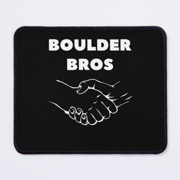 Item preview, Boulder Bros - Climbing Bros Text Handshake Design designed and sold by funkyfreshfinds.