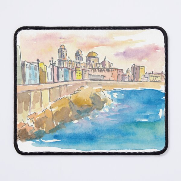 Artikelvorschau, Uferpromenade von Cádiz, Costa de la Luz entworfen und verkauft von artshop77.