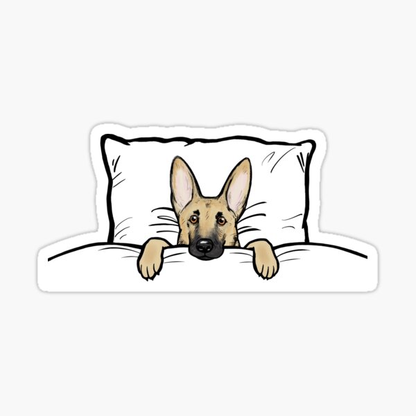 Item preview, German Shepherd Dog Tucked In designed and sold by Jenn Inashvili.