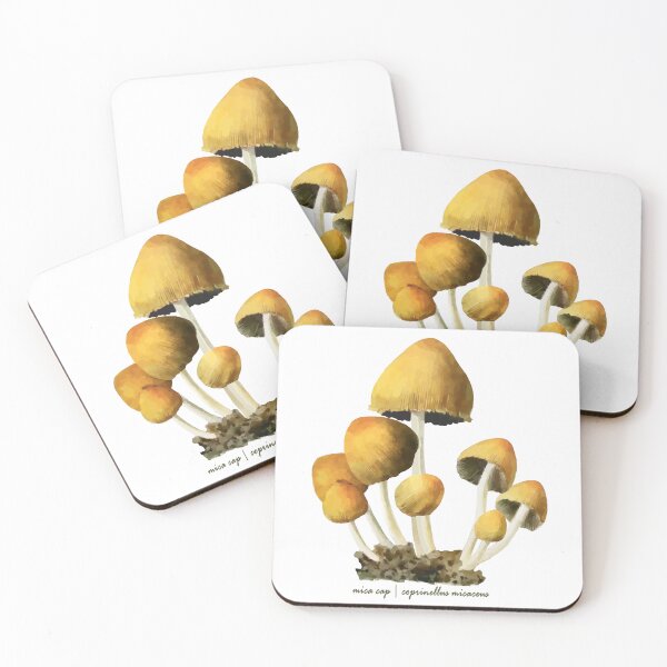 Item preview, Mica cap mushroom designed and sold by punchyflamingo.