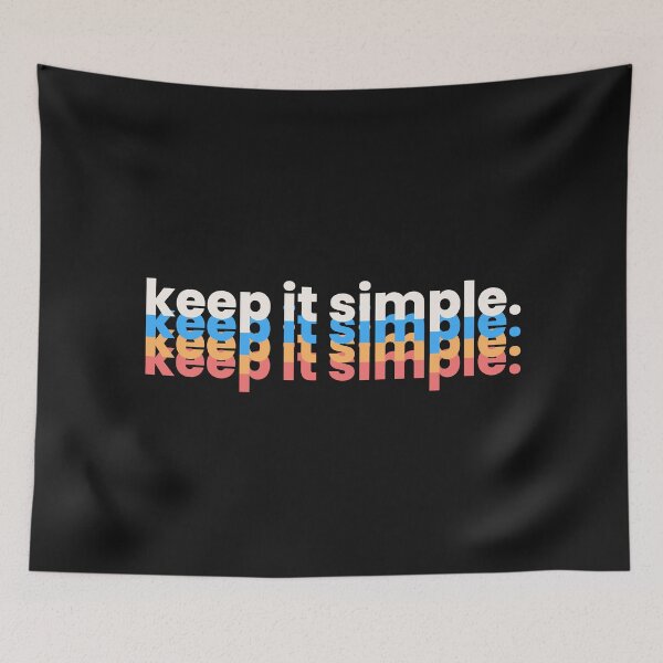 Item preview, Keep It Simple. designed and sold by ZingAndPep.