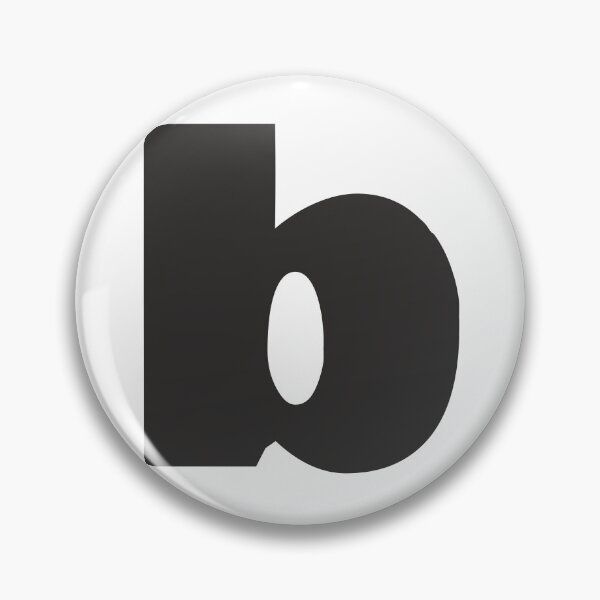 Item preview, Modern letter b initial Large bold letters typography simple minimalist black and white designed and sold by tanabe.