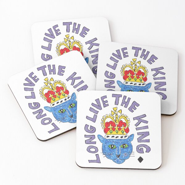 Item preview, Long Live the King Cat designed and sold by MiowandMolly.