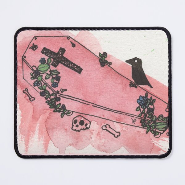 Item preview, Vampire coffin and crow overgrown designed and sold by LunatheartistYT.