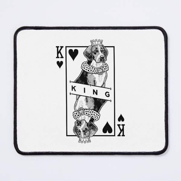 Item preview, Harrier Beagle King Of Hearts Funny Dog Lover Pop Art designed and sold by GrandeDuc.