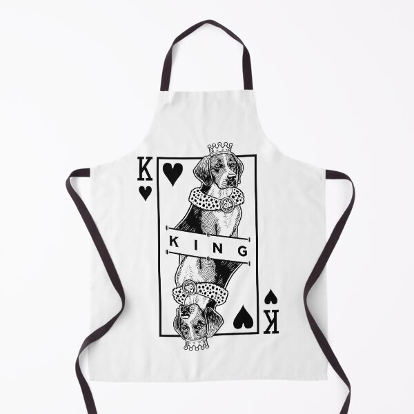Item preview, Harrier Beagle King Of Hearts Funny Dog Lover Pop Art designed and sold by GrandeDuc.