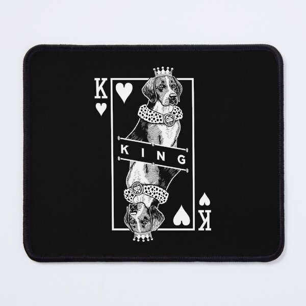 Item preview, Harrier Beagle King Of Hearts Funny Dog Lover Pop Art designed and sold by GrandeDuc.