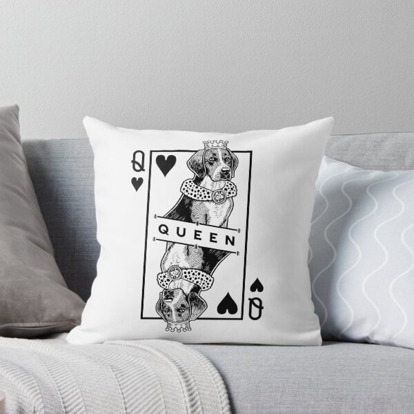 Item preview, Harrier Beagle Queen Of Hearts Funny Dog Lover Pop Art designed and sold by GrandeDuc.