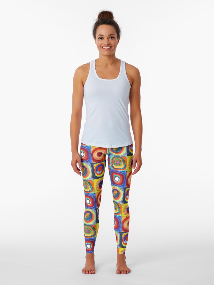 Women's Colorful Yoga Leggings With Original Art