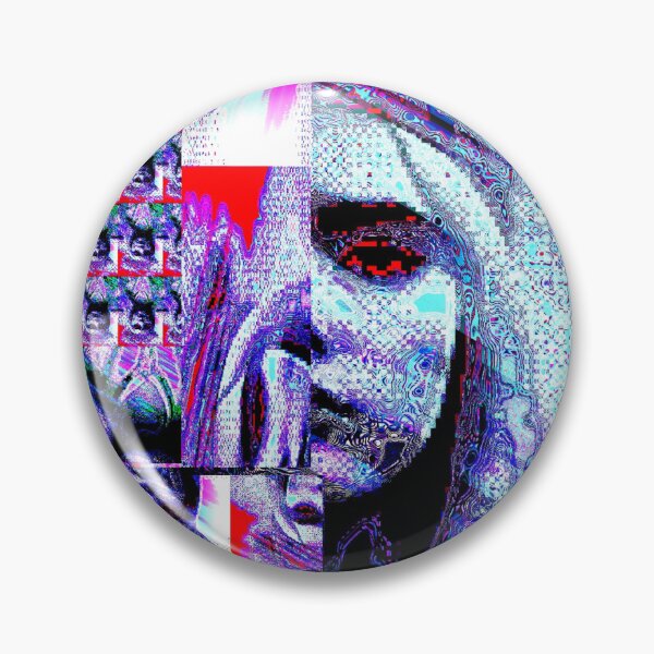 Item preview, Vaporwave woman in glitch pattern. Retrowave vintage pop. designed and sold by Sorhochar.