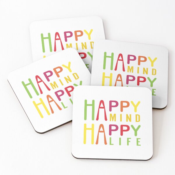 Item preview, Happy Mind Happy Life designed and sold by Design Quill  Studio.