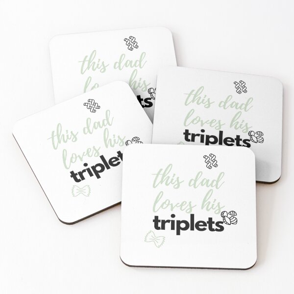 Item preview, This Dad Loves His Triplets designed and sold by zakariyae.