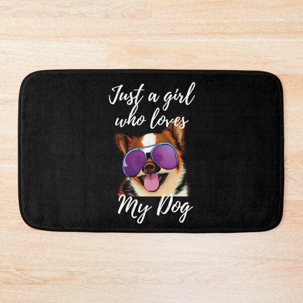 Item preview, Just a girl who loves my dog, dog owner designed and sold by AspectArtWorks.
