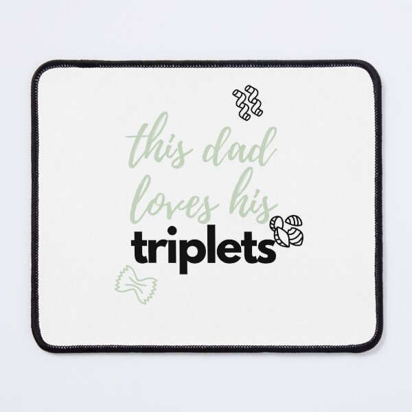Item preview, This Dad Loves His Triplets designed and sold by zakariyae.