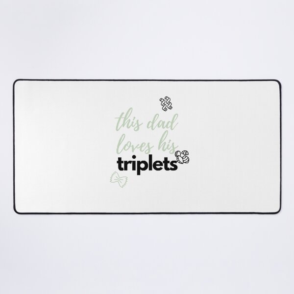 Item preview, This Dad Loves His Triplets designed and sold by zakariyae.