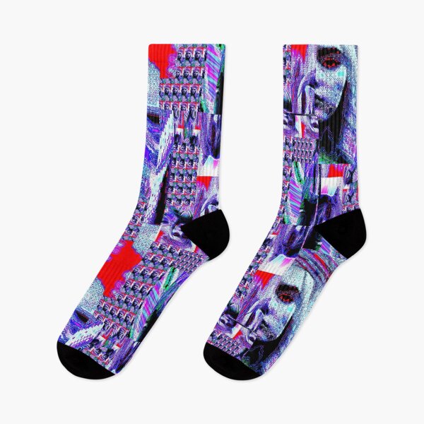 Item preview, Vaporwave woman in glitch pattern. Retrowave vintage pop. designed and sold by Sorhochar.