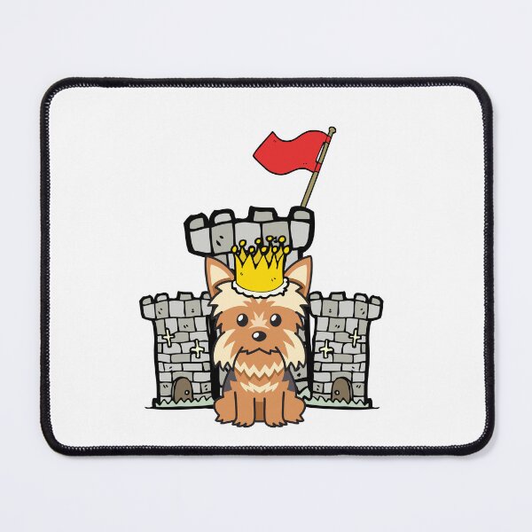 Item preview, Funny Yorkshire Terrier is the king of a castle designed and sold by Pet Station.