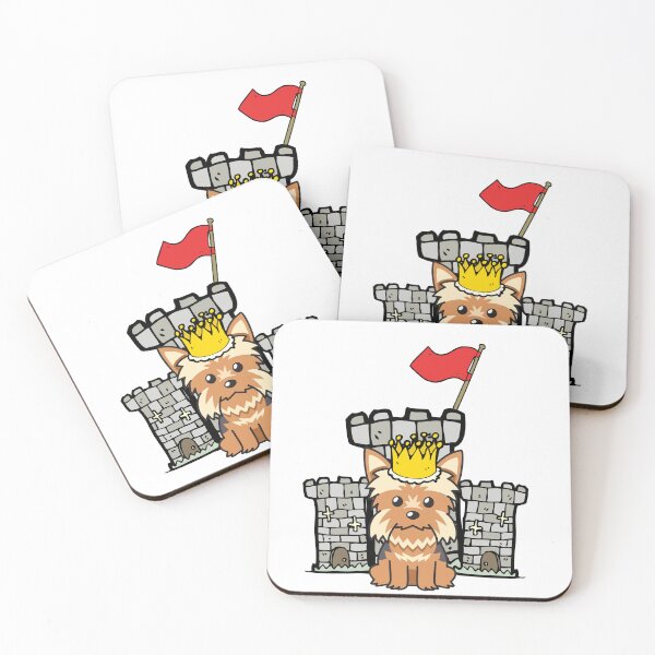 Item preview, Funny Yorkshire Terrier is the king of a castle designed and sold by Pet Station.