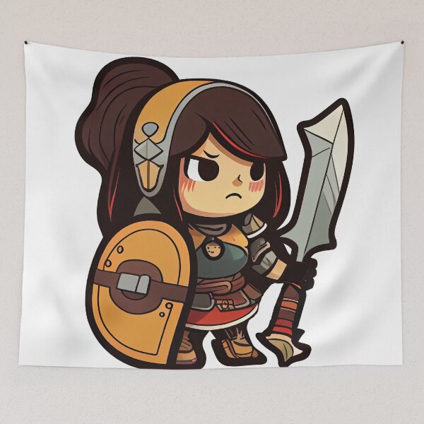 Item preview, Human Female Warrior  designed and sold by TaurusDigital.