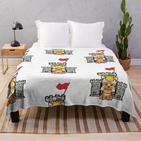 Item preview, Funny Yorkshire Terrier is the king of a castle designed and sold by Pet Station.