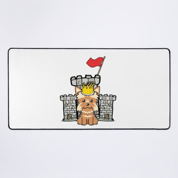 Item preview, Funny Yorkshire Terrier is the king of a castle designed and sold by Pet Station.