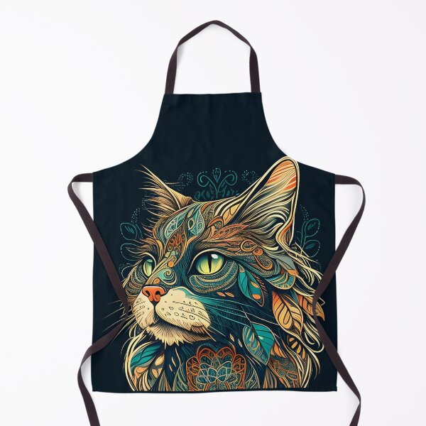 Item preview, The Cat Boho Art Abstract designed and sold by bernardbowman.