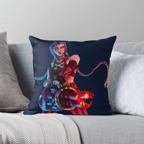 Powder Power Throw Pillow