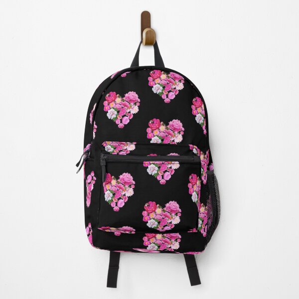 Item preview, Pink Peonies Peony Heart Floral Print Pattern designed and sold by funnytshirtemp.