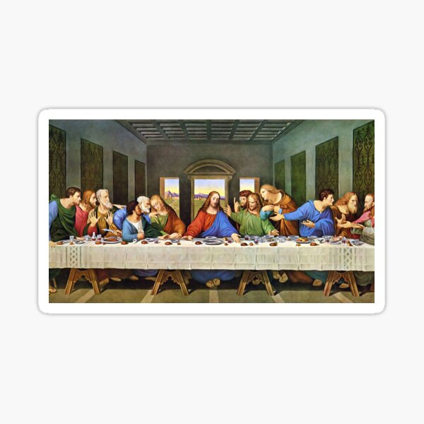 The Last Supper Sticker For Sale By Dorek Redbubble