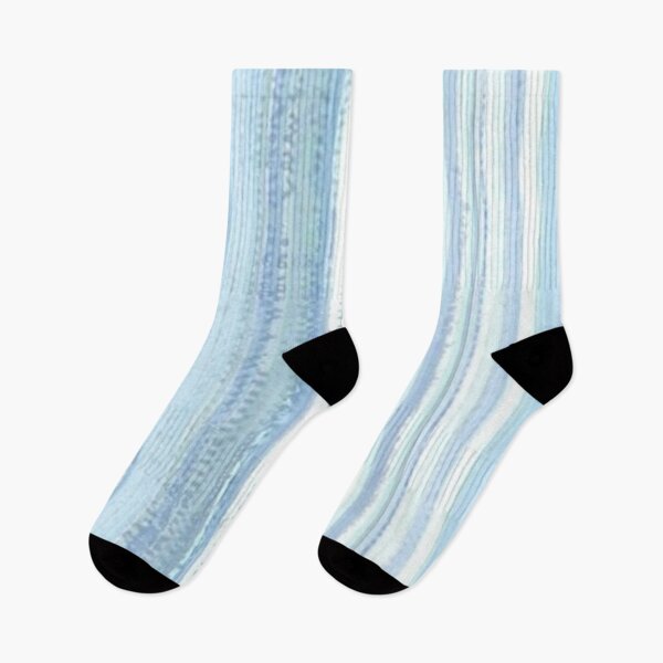 Item preview, Vertical Lines Minimalist Art in Pale Blues designed and sold by ZedColors.