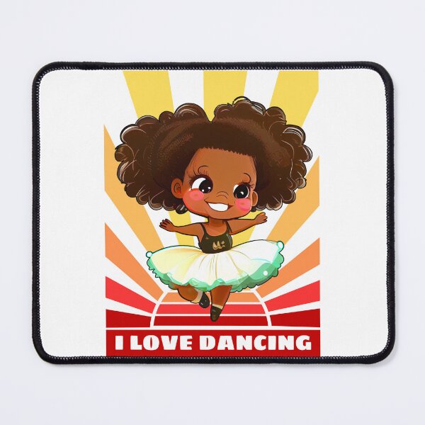 Item preview,  Afro american girl dancing ballet  designed and sold by Just66.