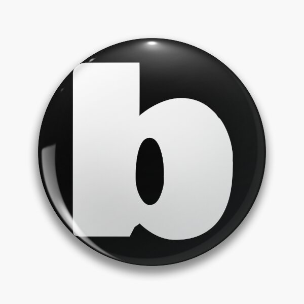 Item preview, Modern letter b initial Large bold letters typography simple minimalist black and white designed and sold by tanabe.