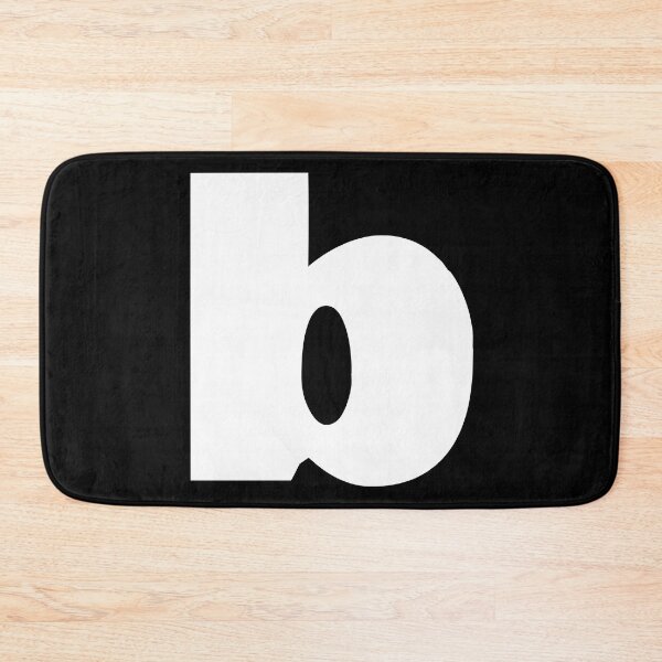 Item preview, Modern letter b initial Large bold letters typography simple minimalist black and white designed and sold by tanabe.