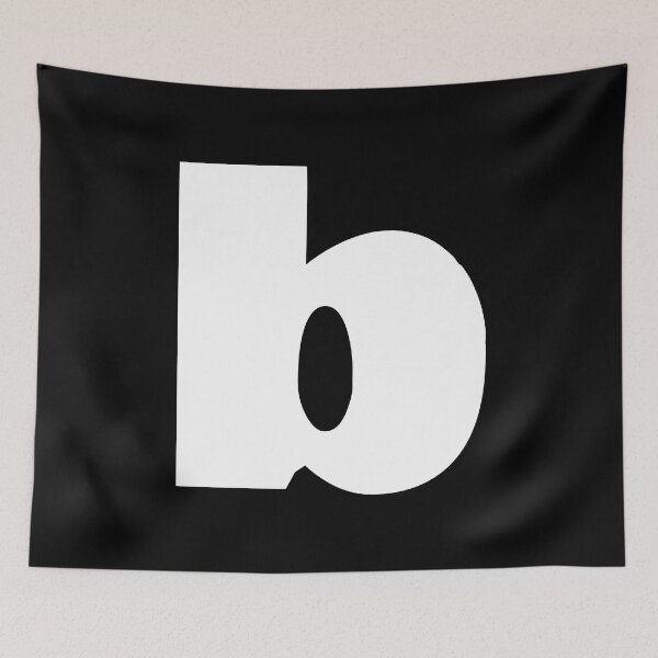 Item preview, Modern letter b initial Large bold letters typography simple minimalist black and white designed and sold by tanabe.