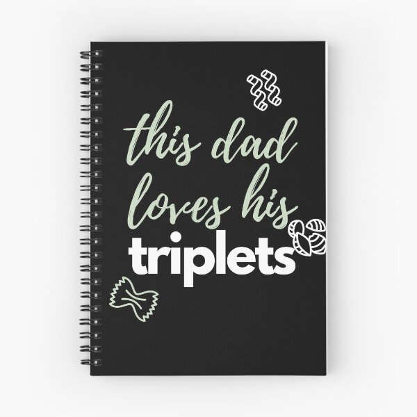 Item preview, This Dad Loves His Triplets designed and sold by zakariyae.