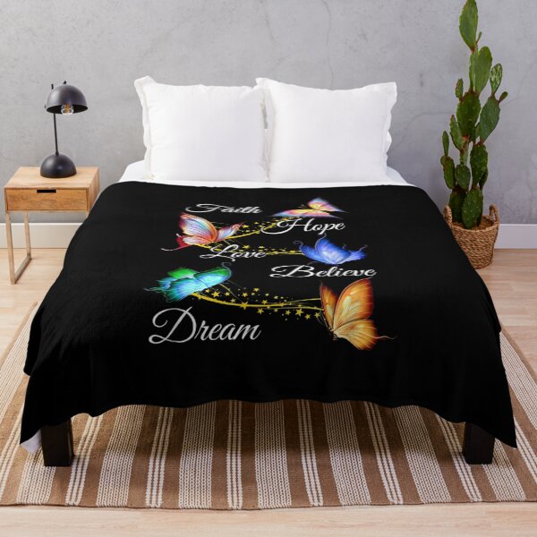 Item preview, Butterfly Faith Hope Love Believe Dream designed and sold by ArtMuni99.