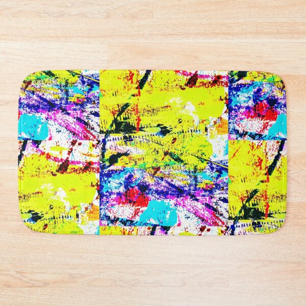 Item preview, Colorful expressive abstract painting bright  designed and sold by Grey Robinson.