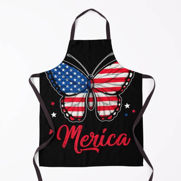 Item preview, Butterfly USA Flag Cute 4th Of July Funny American Girl Gift designed and sold by ArtMuni99.