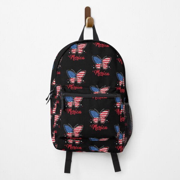 Item preview, Butterfly USA Flag Cute 4th Of July Funny American Girl Gift designed and sold by ArtMuni99.