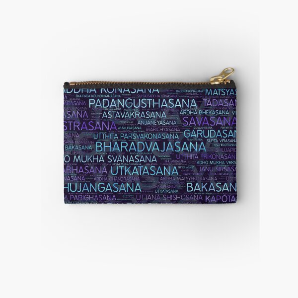 Item preview, Yoga Asanas / Poses Sanskrit Word Art  designed and sold by k9printart.