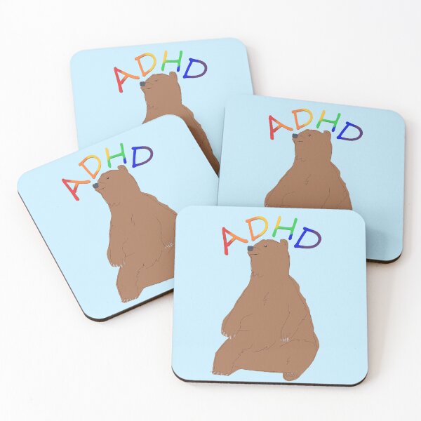 Item preview, ADHD Bear designed and sold by LilMorsels.