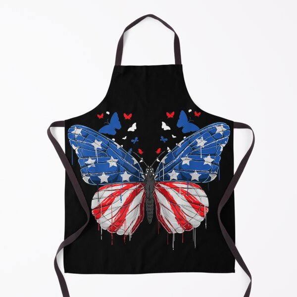 Item preview, Butterfly USA Flag Cute 4th Of July Funny American Girl Gift designed and sold by ArtMuni99.
