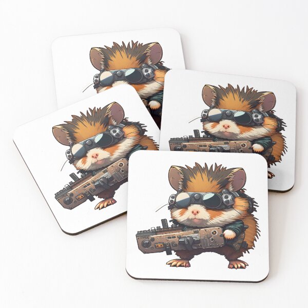 Item preview, Cool Cyberpunk Hamster Sticker  designed and sold by PeteRascal.
