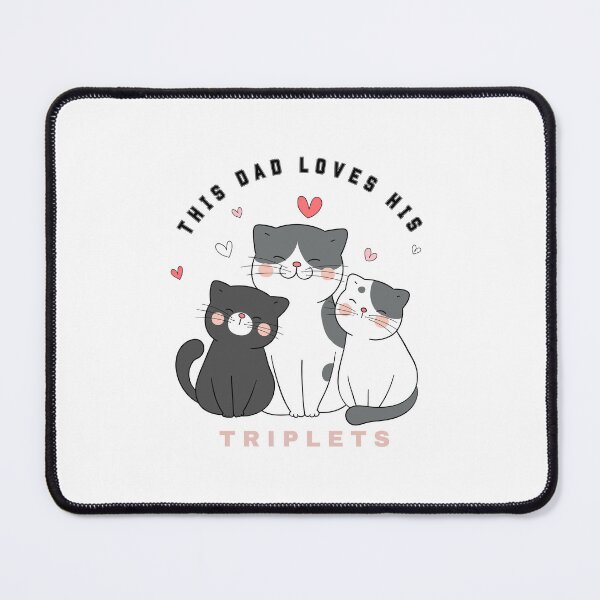 Item preview, This Dad Loves His Triplets designed and sold by zakariyae.